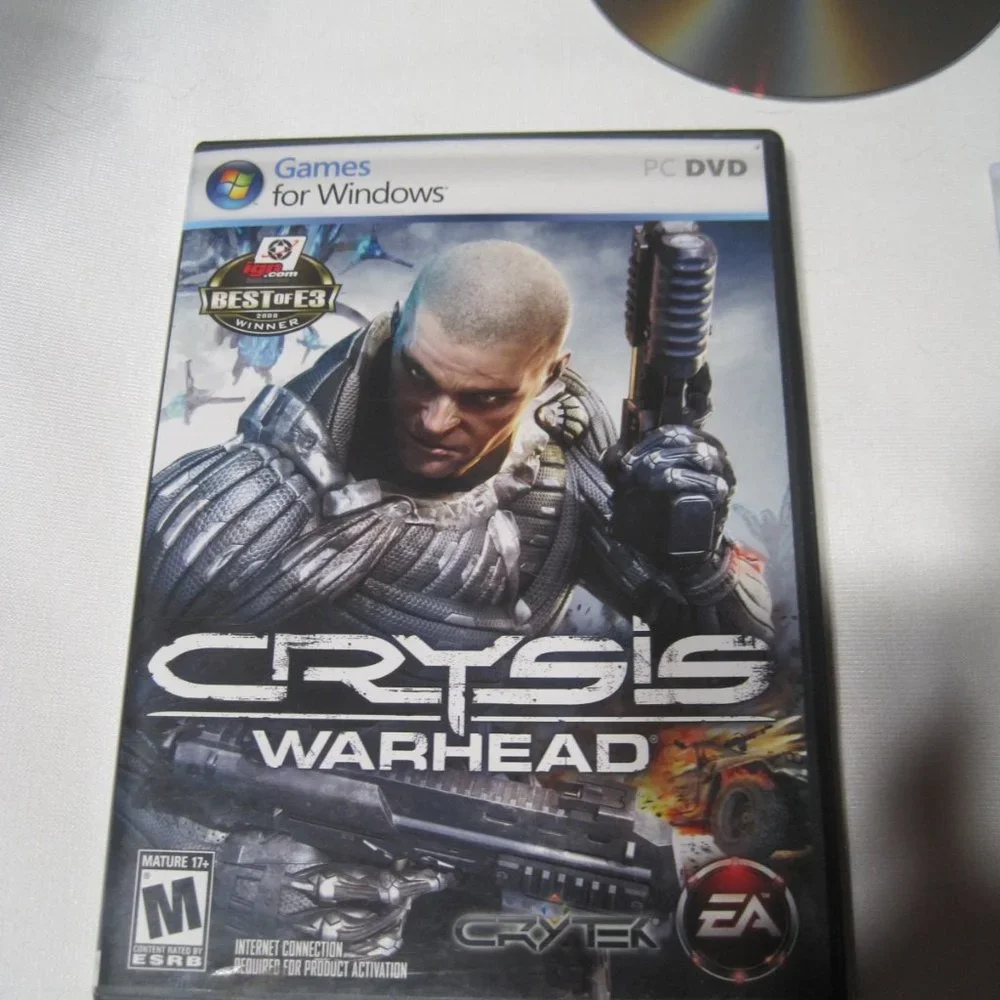 CRYSIS Limited Edition and CRYSIS WARHEAD and Wars PC Games (2008, rated M 17+)